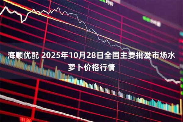 海顺优配 2025年10月28日全国主要批发市场水萝卜价格行情